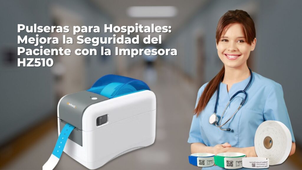 Impresora de pulseras para hospital